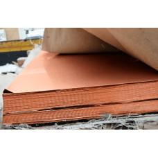 Лист медный горячекатаный 12х1000х2000 мм М1р ГОСТ 1173-2006