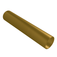 Труба латунная прессованная 101х10 мм Л68 ГОСТ 494-2014