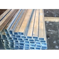 Труба профильная оцинкованная стальная б/ш прямоугольная 40x20x2 мм Ст3 ГОСТ 13663-86